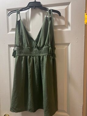 SageTank Dress w/tassles